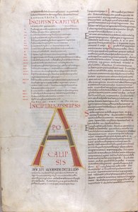 Incipit del Libro della Rivelazione