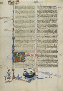 Iniziale H: Mosè parla agli israeliti da Unknown artist