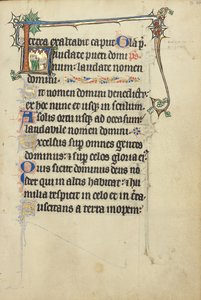 Iniziale L: Canto dei chierici da Unknown artist