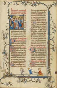 Iniziale T: I dodici apostoli da Unknown artist