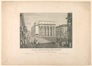 Teatro italiano, Parigi da Unknown artist