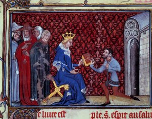 Jacques Bauchant presenta il suo libro a Re Carlo V