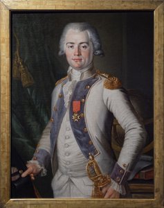 Jean Louis de Lostanges, capitano di fanteria, c.1789-91 da Unknown artist