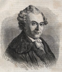Jean Michel Sedaine, drammaturgo francese da Unknown artist