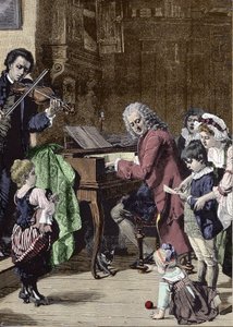 Jean Sebastien Bach (Johann Sebastian Bach) da Unknown artist