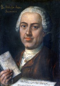 Johann Adolf Hasse, compositore tedesco 1699-1783. Museo della Scala di Milano