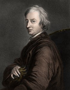 John Dryden 1631-1700 - incisione - XIX secolo da Unknown artist