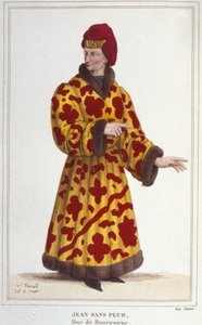 Giovanni Senza Paura (1371-1419), Duca di Borgogna (incisione 1830) da Unknown artist