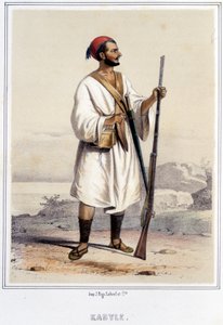 Uomo Kabyle ad Algeri durante la seconda metà del XIX secolo da Unknown artist