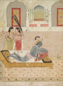 Krishna in attesa di Radha da Unknown artist