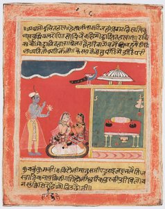 Krishna e Radha evitano l