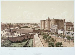 La Bastiglia nel 1740 (la prigione) - in "Paris à travers les âges", fine XIX secolo