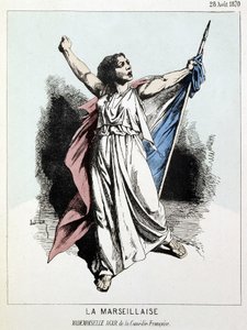 La Marsigliese: Miss Agar della Comédie Française da Unknown artist