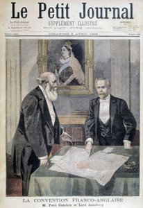 La convenzione franco-inglese: M. Paul Cambon e Lord Salisbury - in 