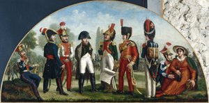 La veglia di Austerlitz. Insegna di un commerciante di vino, tra il 1800 e il 1815 da Unknown artist