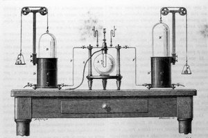 Apparato di Lavoisier e Laplace per la formazione dell