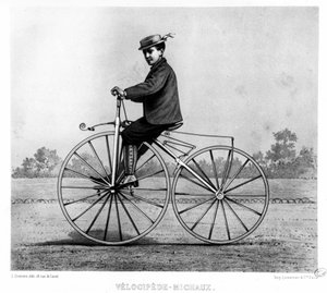 Le vélocipède Michaux da Unknown artist