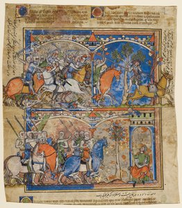 Foglio della Bibbia illustrata di Morgan da Unknown artist
