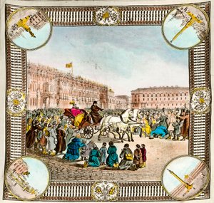 Liberazione dei servi della gleba da parte dello Zar Alessandro II di Russia nel 1861 da Unknown artist