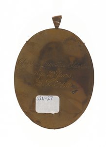 Tenente Charles Augustus Elderton (1789-1841), 9º Fanteria Nativa di Madras, 25 febbraio 1811 (miniatura su avorio) da Unknown artist
