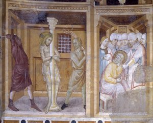 Vita di Cristo, dettaglio: Flagellazione, Chiesa di Sant