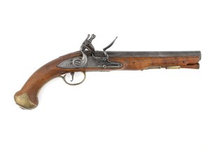 Pistola a pietra focaia dei Dragoni Leggeri da Unknown artist