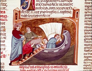 Caricamento di una nave al tempo dell