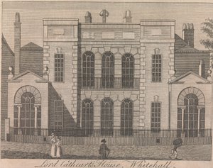 Casa di Lord Cathcart, Whitehall; pagina 58 (Volume Uno) da Unknown artist
