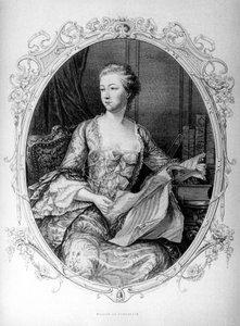 Madame de Pompadour, Jeanne Antoinette Poisson (1721-1764) (Marchesa di Pompadour)