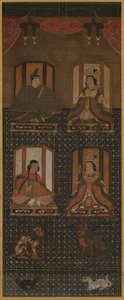 Mandala delle Quattro Divinità del Monte Kōya da Unknown artist