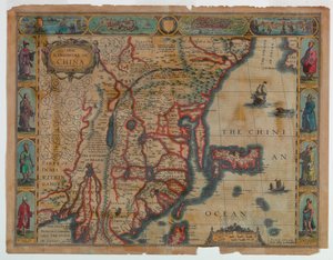 Mappa della Cina da Unknown artist