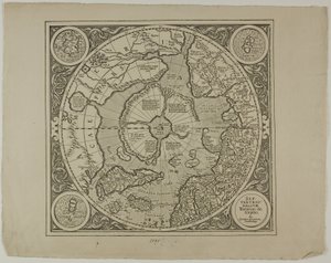 Mappa della proiezione di Mercatore da Unknown artist