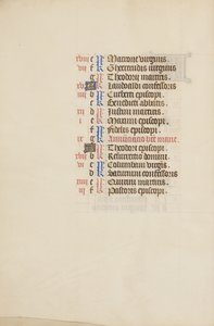 Calendario di marzo Continua da Unknown artist