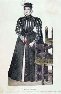 Maria Stuarda - incisione da Unknown artist