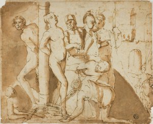 Martirio di due santi da Unknown artist