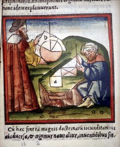 Matematici. Manoscritto del XV secolo da Unknown artist