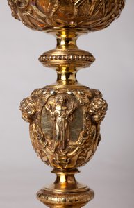 Oreficeria. Calice. Dono del canonico A. Le Vaillant de la Bassarderie, decano del capitolo della cattedrale dal 1726 al 1758. XVIII secolo. Dettaglio. da Unknown artist