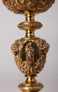 Oreficeria. Calice. Dono del canonico A. Le Vaillant de la Bassarderie, decano del capitolo della cattedrale dal 1726 al 1758. XVIII secolo. Dettaglio. da Unknown artist