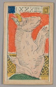 Carta da gioco Minchiate (Tarocchi) da Unknown artist