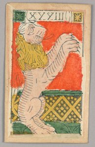 Carta da gioco Minchiate (Tarocchi) da Unknown artist