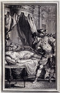 Monna Lisa - in "Racconti e novelle in versi" di Jean La Fontaine. 1762. da Unknown artist