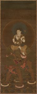 Monju con Cinque Chignon (Gokei Monju) da Unknown artist