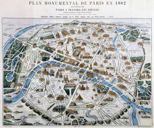 Piano monumentale di Parigi nel 1882 da Unknown artist