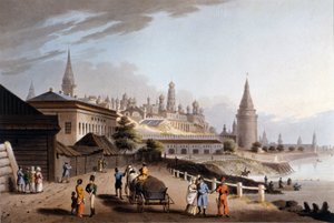 Mosca, il Cremlino. Illustrazione del XIX secolo