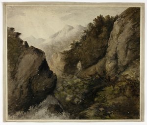 Paesaggio montano da Unknown artist