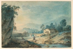 Paesaggio montuoso da Unknown artist