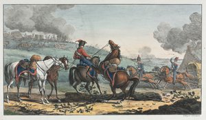 Artigliere a Cavallo che Conduce Tre Cavalli da Unknown artist