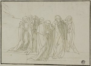 Figure in lutto da Unknown artist