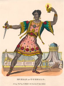 Mr. Kean come Otello da Unknown artist