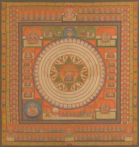Diagramma mistico (Yantra) da Unknown artist